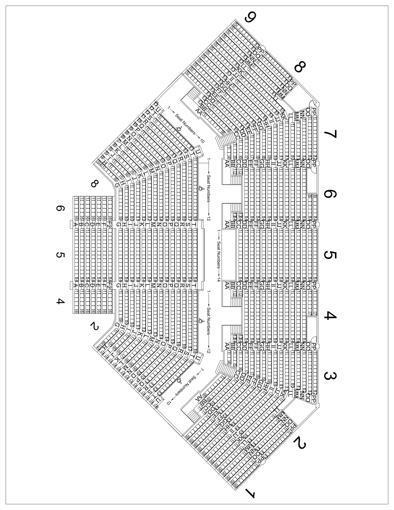 Friel Court Seating Chart